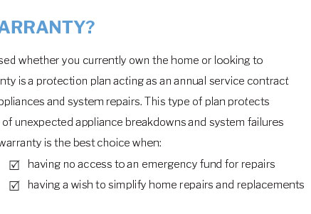 home repair warranties